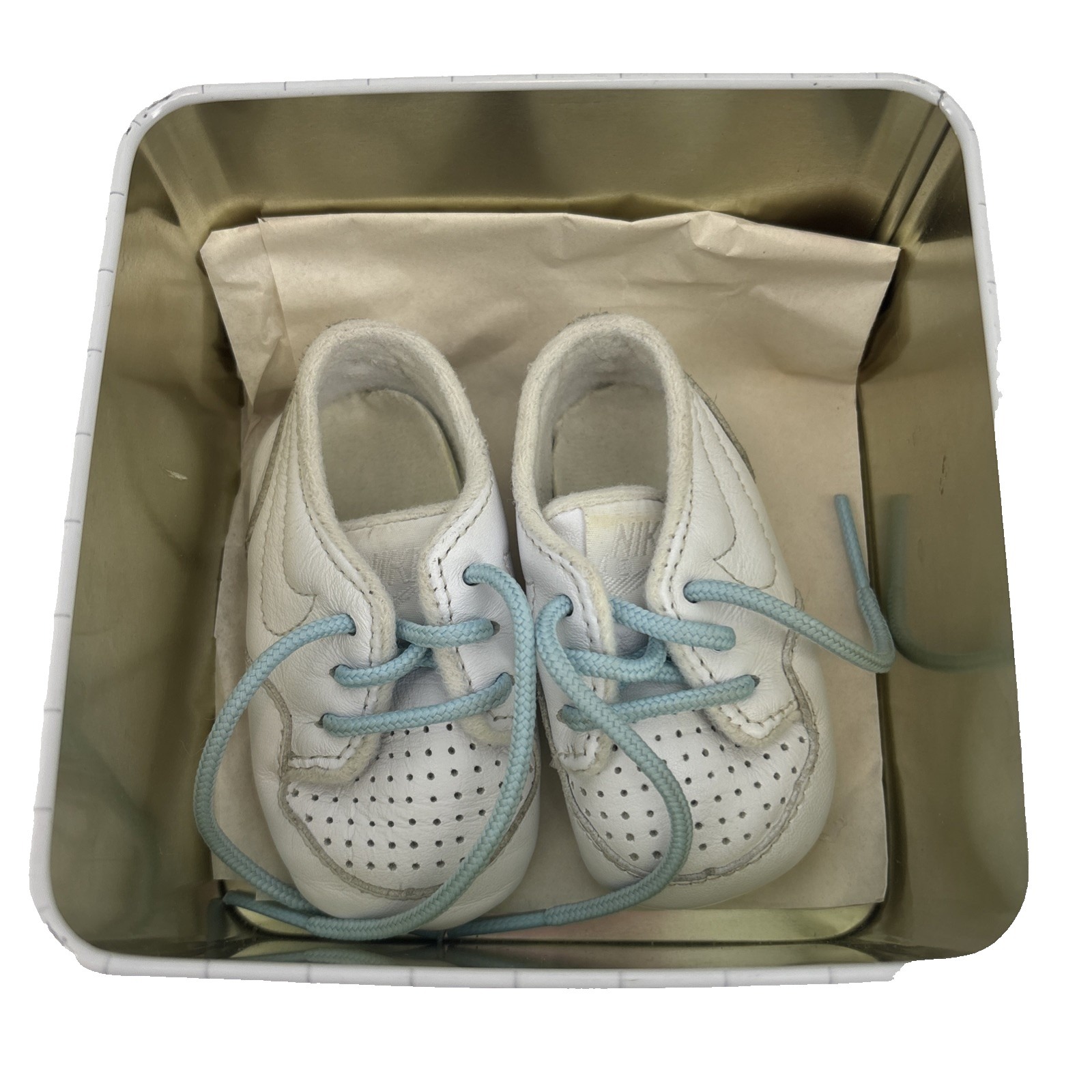 Vintage Nike 1993 Sweet Dream 2 Unisex Baby Shoes Size 1 Tin Box 650025 110 00